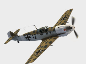 Messerschmitt Bf 109 E4 3D Model