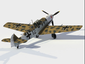 Messerschmitt Bf 109 E4 3D Model