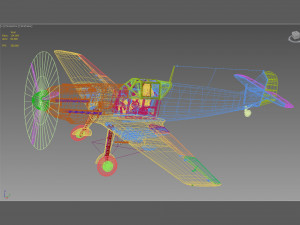 Messerschmitt Bf 109 E4 3D Model