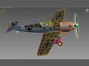 Messerschmitt Bf 109 E4 3D Model
