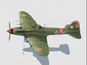 Ilyushin il-2 Sturmovik single seat Modelo 3D