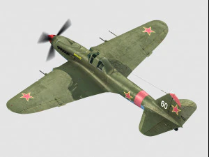 Ilyushin il-2 Sturmovik monoposto Modello 3D