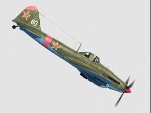 Ilyushin il-2 Sturmovik single seat Modelo 3D