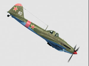 Ilyushin il-2 Sturmovik monoposto Modello 3D