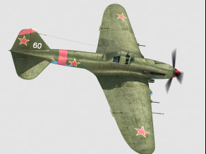Ilyushin il-2 Sturmovik single seat Modelo 3D