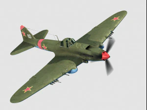 Ilyushin il-2 Sturmovik monoposto Modello 3D