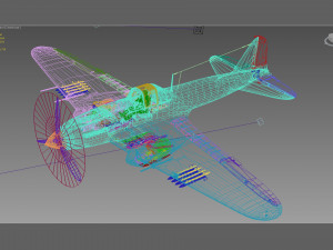 Ilyushin il-2 Sturmovik single seat Modelo 3D