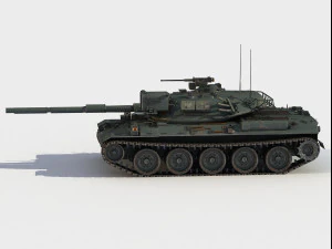 Type 74-tank 3D Model