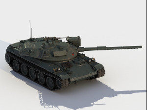 Type 74 tank 3D Model