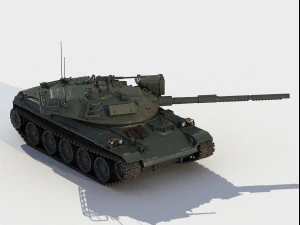Type 74-tank 3D Model