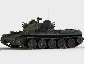 Type 74 tank 3D Model
