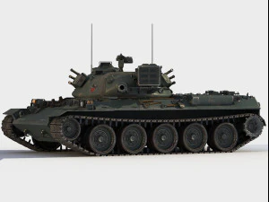 Type 74-tank 3D Model