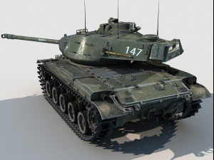 M-41 Walker Bulldog 3D Model