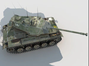 M-41 Walker Bulldog 3D Model