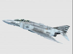 McDonnell Douglas F-4 S Phantom II Modello 3D