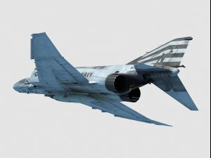 McDonnell Douglas F-4 S Phantom II Modello 3D