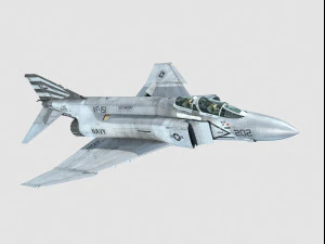 McDonnell Douglas F-4 S Phantom II Modello 3D