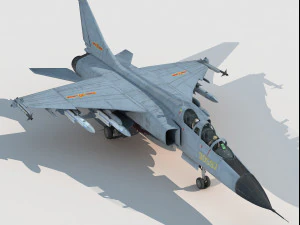 Xian JH-7 Flounder 3D Model