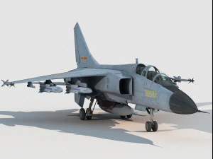 Xian JH-7 Flounder 3D Model