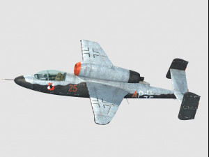 Heinkel He 162 Volksjager Model 3D