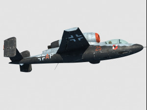 Heinkel He 162 Volksjager Model 3D