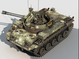 M-42 Duster 3D Model