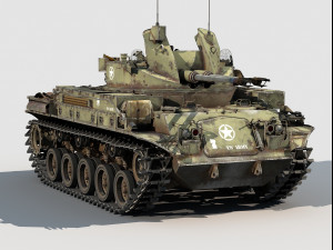 M-42 Duster 3Dモデル