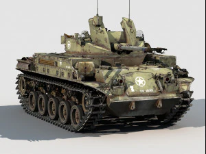 M-42 Duster 3D Model
