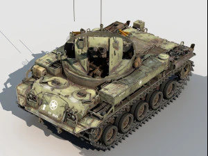 M-42 Duster 3D Model