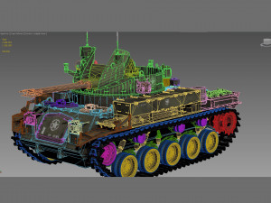 M-42 Duster 3Dモデル