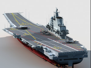 CV-16 Liaoning 3D Модель