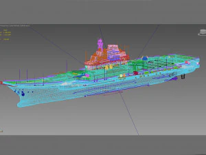 CV-16 Liaoning 3D Model
