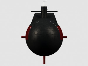 Type 094 Jin Class Submarine Modèle 3D