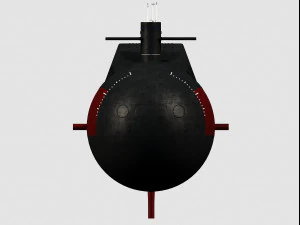 Type 094 Jin Class Submarine 3D Model