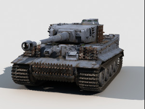 Panzer VI Tiger I Late version 3D Model