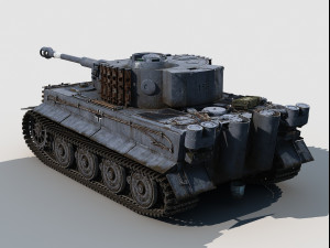 Panzer VI Tiger I Late version 3D 模型