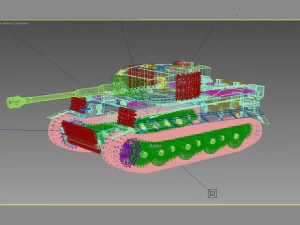 Panzer VI Tiger I Late version 3D Model