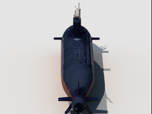 Sea Wolf Class submarine 3D Model