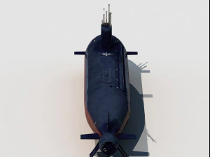 Sea Wolf Class submarine 3D Model