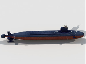Sea Wolf Class submarine 3D Model