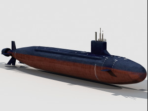 Sea Wolf Class submarine 3D Model