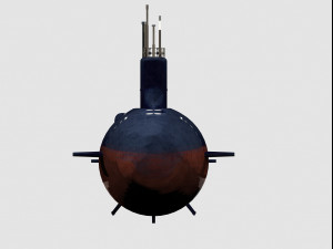 Sea Wolf Class submarine 3D Model