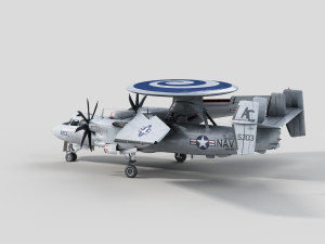 Northrop Grumman E2D Hawkeye 3D Model