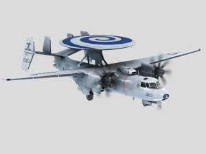 Northrop Grumman E2D Hawkeye 3D Model