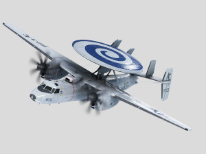 Northrop Grumman E2D Hawkeye 3D Model