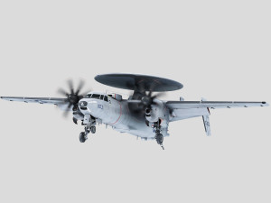 Northrop Grumman E2D Hawkeye 3D Model