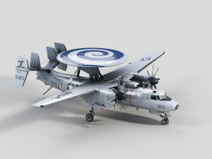 Northrop Grumman E2D Hawkeye 3D Model