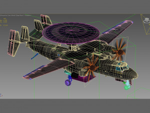 Northrop Grumman E2D Hawkeye 3D Model