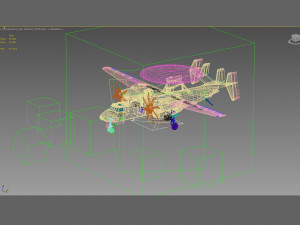 Northrop Grumman E2D Hawkeye 3D Model