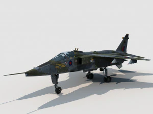 SEPECAT Jaguar vers&atilde;o brit&acirc;nica Modelo 3D